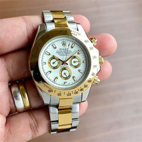 rolex silver gold watch|rolex gold watch price.